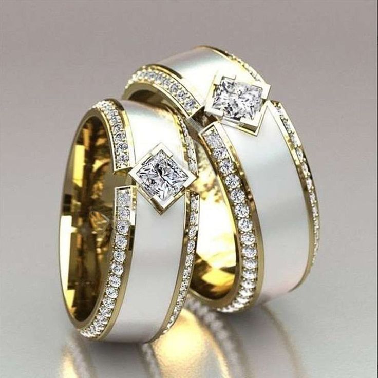 Unique matching couple rings